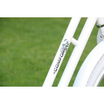 Dámsky retro bicykel 26" Lavida 1-prevodový biela biele kolesá